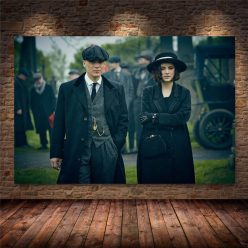 British High Score Crime Drama Peaky Blinders Poster Hight Quality Canvas Painting Home Decor Wall Art Duvar Tablolar