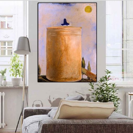 Surreal Idea Salvador Dali Scenery of The Spiritual World Oil Painting on Canvas Posters and Print Cuadros for Living Room Decor