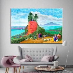 David Hockney A Bigger Splashist Canvas Painting Hot New Art Posters and Prints Wall Art Picture for Living Room Home Decoration