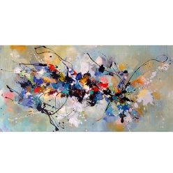 Abstract Oil Painting on Canvas Colorful Posters and Print Scandinavian Cuadros Wall Art Picture for Living Room Home Decoration