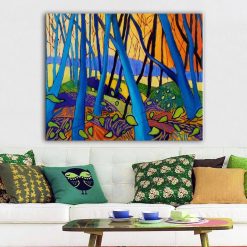 Winter Trees By David Hockney Canvas Painting Modern Abstrcat Prints and Posters Wall Art Pictures for Living Room Home Decor