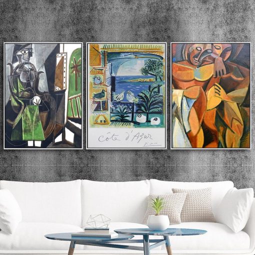 Home Decoration Print Canvas Art Wall Pictures Poster Canvas Printings Paintings Spanish Pablo Picasso Friendship