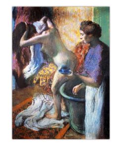 Home Decoration Print Canvas Art Wall Pictures for Living Room Poster Paitings French Edgar Degas Bathing girl 1