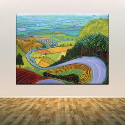 David Hockney A Bigger Splashist Canvas Painting Hot New Art Posters and Prints Wall Art Picture for Living Room Home Decoration