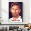 Football Sport Star Leo Messi PosterPrint Poster Sports Art Banner Football Fan Kids Wall Decor Home Decoration Cuadros