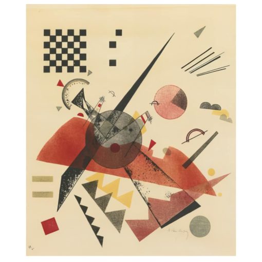 Artwork By Wassily Kandinsky Reproductions Paintings Printed on Canvas - Image 11