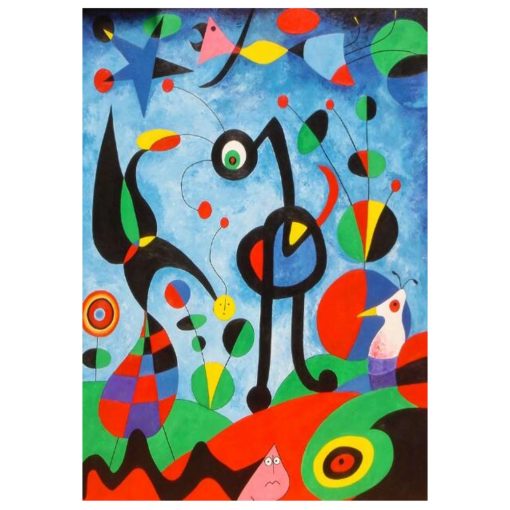 The Garden Painted 1925 by Joan Miro Printed on Canvas - Image 2