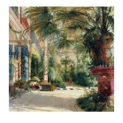 The Interior of The Palm House by Carl Blechen 1832