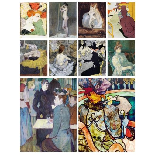 Wall Art Paintings by Henri de Toulouse-Lautrec Printed on Canvas