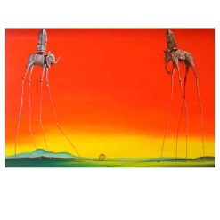 1097 Elephants by Salvador Dali 1948