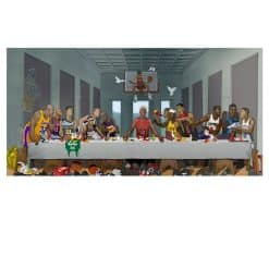 Basketball Players Last Supper 1