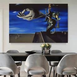 The Hand Surrealism Painting by Salvador Dali Printed on Canvas