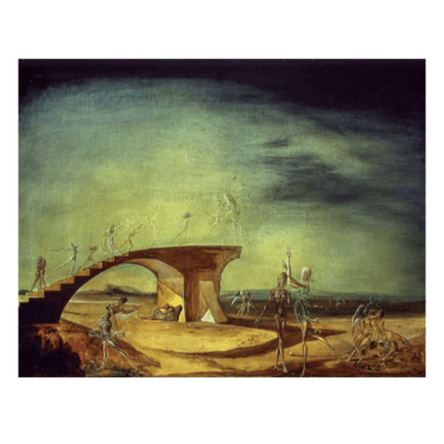 The Broken Bridge and the Dream by Salvador Dali 1945