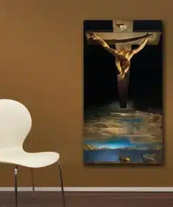 Christ of Saint John Of the Cross by Salvador Dalí Printed on Canvas