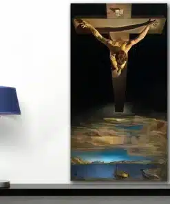 Christ of Saint John Of the Cross by Salvador Dalí Printed on Canvas