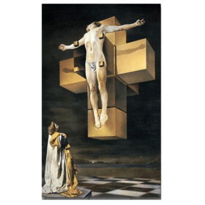 Crucifixion Corpus Hypercubus, 1954