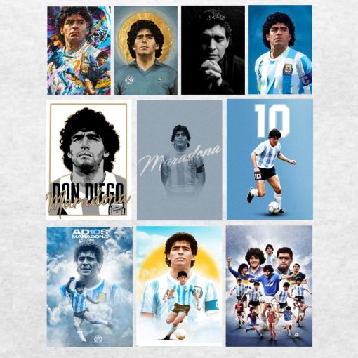 Diego Maradona Football Player Paintings Printed on Canvas