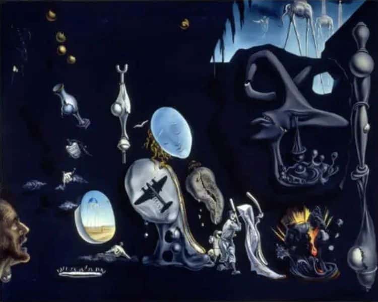 Melancholy Atomic by Salvador Dali 1945