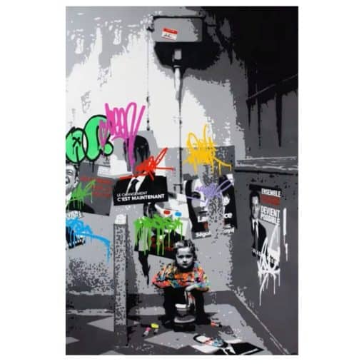 Pop Street Graffiti Art Paintings Printed on Canvas - Image 10