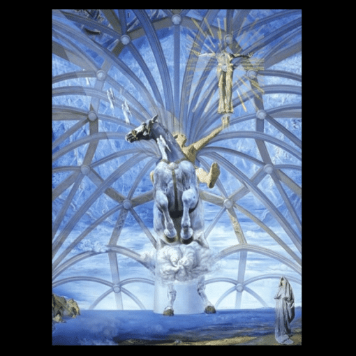 Santiago el Grande by Salvador Dali Painting Printed on Canvas - Image 4