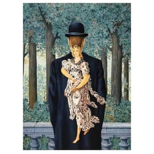 René Magritte Surrealism Wall Art Paintings Printed on Canvas - Image 2