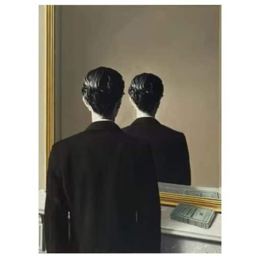 René Magritte Surrealism Wall Art Paintings Printed on Canvas - Image 4