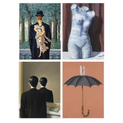 René Magritte Surrealism Wall Art Paintings Printed on Canvas