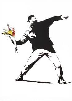 Flower Thrower by Banksy