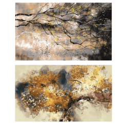 Modern Abstract Trees Painting