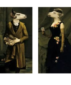 Countess of Goats Fun Classical Paintings