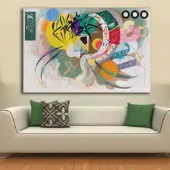 Dominant Curve by Wassily Kandinsky 1936 Printed on Canvas