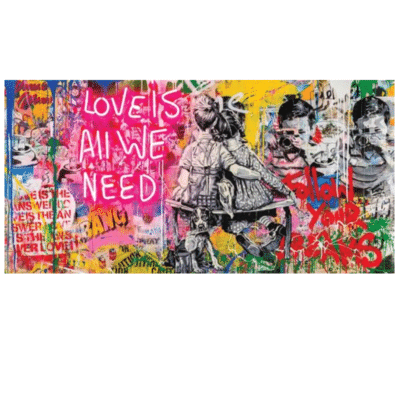 Love is All We Need Graffiti