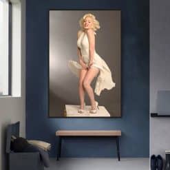 Marilyn Monroe Picture Printed on Canvas