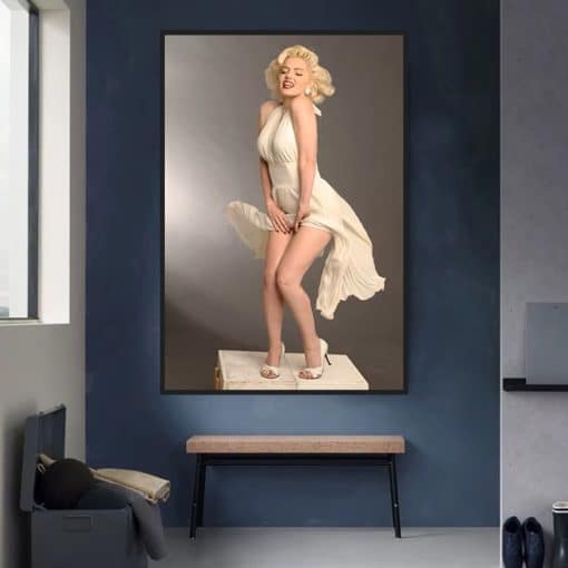 Marilyn Monroe Picture Printed on Canvas