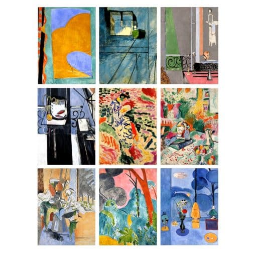 Paintings by Henri Matisse from 1904-1915 Printed on Canvas