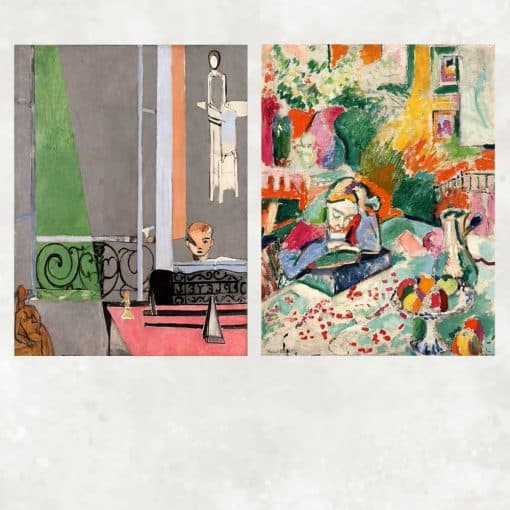 Paintings by Henri Matisse from 1904-1915 Printed on Canvas - Image 2