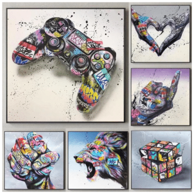 1 Graffiti Art Game Paintings