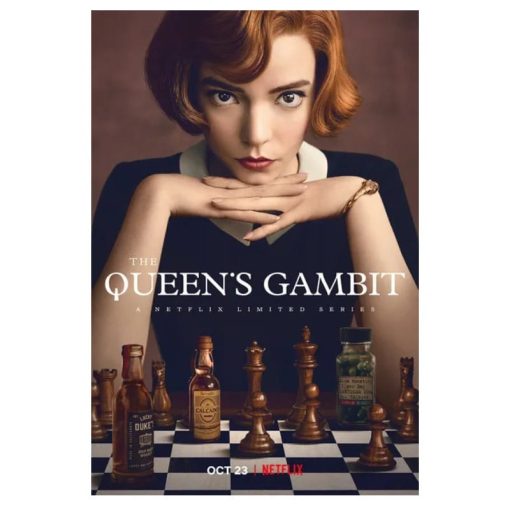 Chess Life The Queens Gambit Picture Printed On Canvas - Image 2