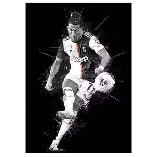 Cristiano Ronaldo Wall Art Paintings Printed on Canvas - Image 4