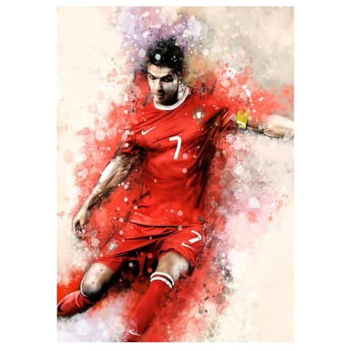 Cristiano Ronaldo Wall Art Paintings Printed on Canvas - Image 10