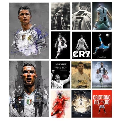 Cristiano Ronaldo Wall Art Paintings Printed on Canvas