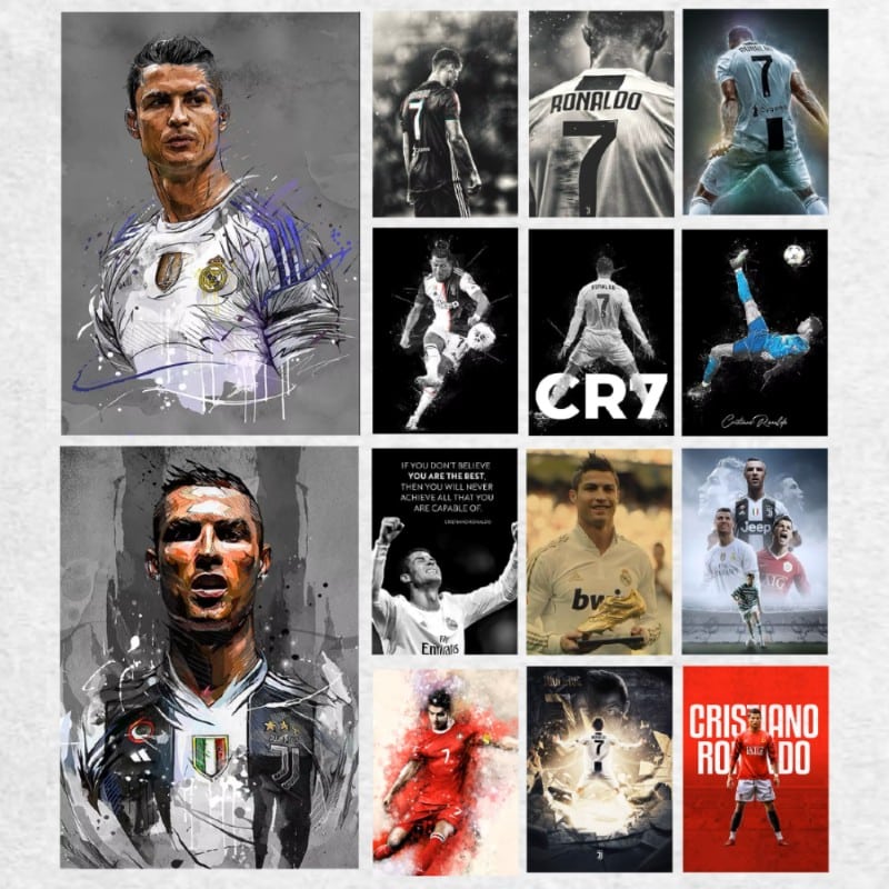 Cristiano Ronaldo Wall Art Paintings Printed on Canvas