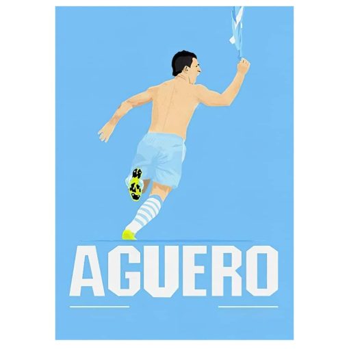 Popular Football Players Wall Art Printed on Canvas - Image 20