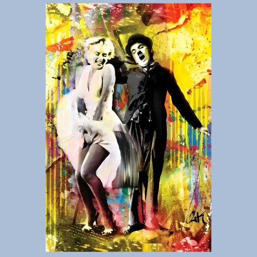 Graffiti Art Celebrities Paintings Printed on Canvas - Image 3