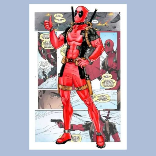 Marvels Cartoon Superhero's Posters Printed on Canvas - Image 9