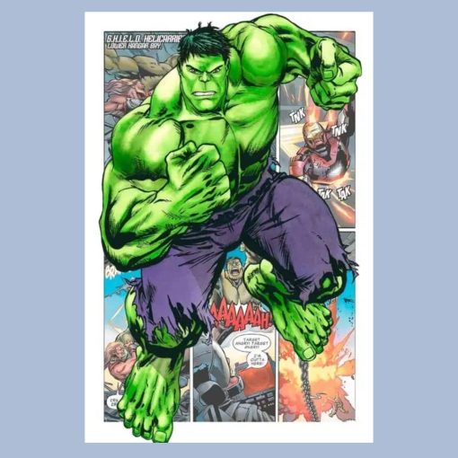 Marvels Cartoon Superhero's Posters Printed on Canvas - Image 6