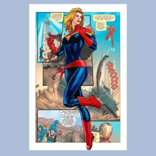 Marvels Cartoon Superhero's Posters Printed on Canvas - Image 13