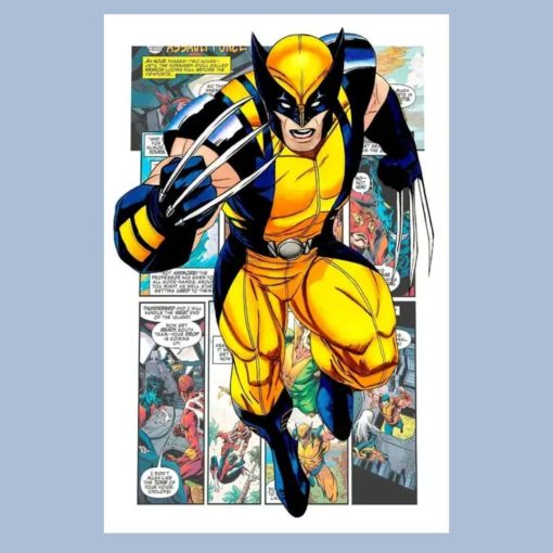 Marvels Cartoon Superhero's Posters Printed on Canvas - Image 15