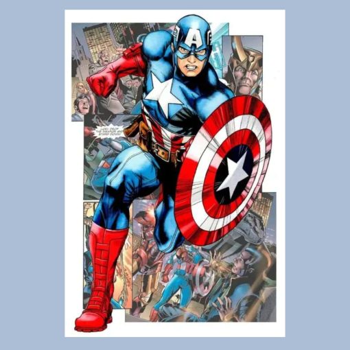 Marvels Cartoon Superhero's Posters Printed on Canvas - Image 5