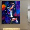 Michael Jackson Graffiti Wall Art Printed on Canvas